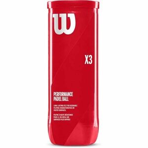 Wilson PERFORMANCE PADEL BALL X3 Padel labda, sárga, méret kép