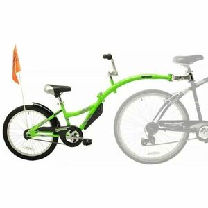 WEERIDE CO-PILOT Gyerek utánfutó kerékpár, zöld, méret kép