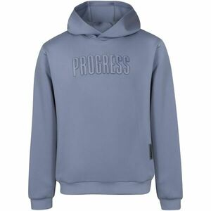 PROGRESS EMINENT Férfi kapucnis pulóver, világoskék, méret kép