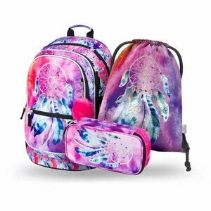 BAAGL 3 SET CORE DREAM CATCHER Lány iskolai szett, lila, méret kép