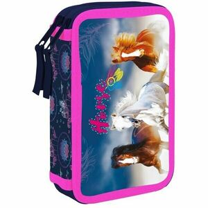 Oxybag HORSE Kétemeletes tolltartó, kék, méret kép