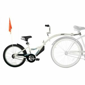 WEERIDE CO-PILOT Gyerek utánfutó kerékpár, fehér, méret kép