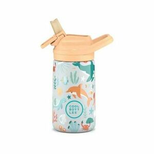 COOL BOTTLES KIDDIE UNDERWATER WORLD 3D 350 ML Gyerek termoszpalack, világoskék, méret 350 ML kép