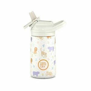 COOL BOTTLES KIDDIE ROAR TIME 3D 350 ML Gyerek termoszpalack, fehér, méret 350 ML kép