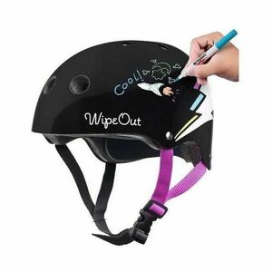 WIPEOUT TEAL 5+ Gyerek kerékpáros sisak, fekete, méret (49 - 52) kép