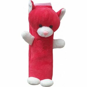 4Car MACSKA Biztonsági öv huzat, piros, méret kép