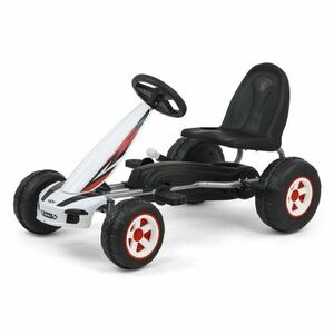 MILLY MALLY VIPER Gyerek lábbal hajtós gokart, fehér, méret kép