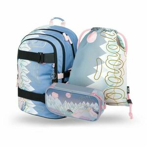 BAAGL 3 SET SKATE MOON Lány iskolai szett, mix, méret kép