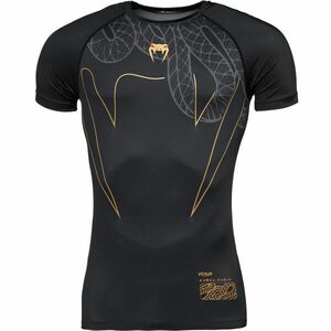 Venum SERPENTI SHORT SLEEVE RASHGUARD Kompresziós póló, fekete, méret kép