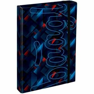 BAAGL JUMBO INDIGO Füzettartó box A4, sötétkék, méret kép