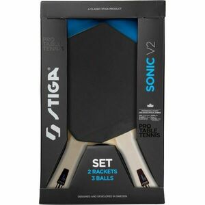 Stiga SET SONIC V2 Pingpong szett, fekete, méret kép