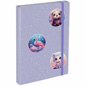 BAAGL PETS Füzettartó box A4, lila, méret kép