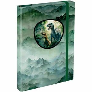 BAAGL DINO Füzettartó box A4, zöld, méret kép