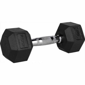 Fitforce FDBB 5KG Hatszögű kézi súlyzó, ezüst, méret 5 KG kép