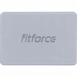 Fitforce YOGA BLOCK Jóga tégla, szürke, méret kép