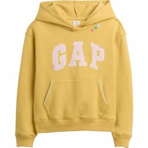 GAP V-FA LOGO HERITAGE PO Lány pulóver, sárga, méret kép