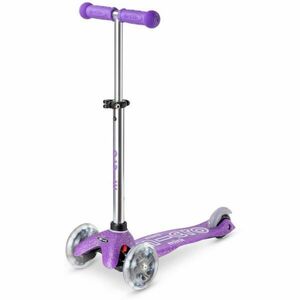 Micro MINI DELUXE GLITTER LED Gyerek roller, lila, méret kép