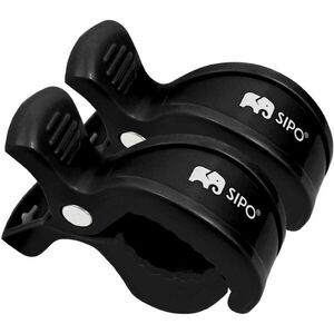 Sipo STROLLER CLIPS 2DB Babakocsi klipsz, fekete, méret kép