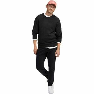 GAP RECYCLED WOOL CREW Férfi pulóver, fekete, méret kép