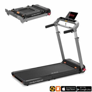 Összecsukható futópad inSPORTline ZenRun Fold 20, 1.5LE, max.110kg, futófelület 130x44.5cm, mellkasi öv, 40 program, otthoni kép