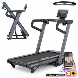 Futópad inSPORTline ZenRun 40, 4 lóerő, max.150kg, futófelület 135x52cm, max. 18.8km/ó, HRC, 12 program, Kinomap, izületvédő csillapitás kép