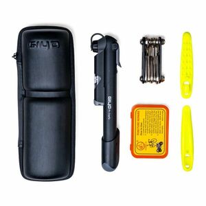 Kerékpárjavító készlet inSPORTline Bikeparo, defektjavító készlet, kompakt méret, pumpa, kompakt multifunkciós szerszám kép