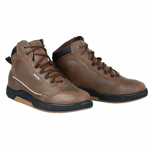 Motoros csizma W-TEC Colton, kivágás a maximális mobilitás érdekében, kis szellőzőnyílás, bokavédelem, megerősített orr- és sarokrész, dupla varrás kép