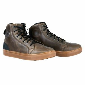 Motoros csizma W-TEC Fred, megerősített orr-rész, hurokkal ellátott pánt, dupla varrás csúszásmentes talp kép