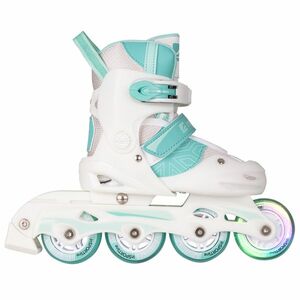 Gyerek görkorcsolya inSPORTline Tealero első LED kerekekkel, Microlock csat, AdjusTouch, Safety Ankle, Comfort Fit kép