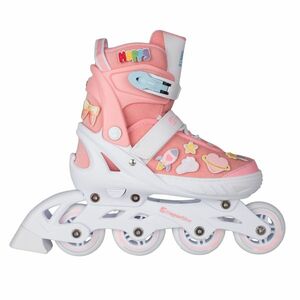 Állítható görkorcsolya inSPORTline Labelo, Comfort Fit és Safety Ankle technológia, kombinált rögzítési rendszer, állítható vázméret, PU gumi kép