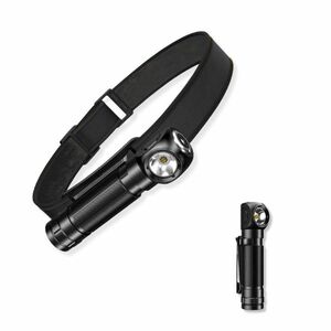 Multifunkciós fejlámpa inSPORTline Lumulti, mágneses, klipsz, rugalmas pánt, 1000 lumen, USB-C kép