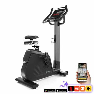 Szobakerékpár inSPORTline ZenBike 600, USB-port, max. 150kg, alkalmazások, HRC és WATT program, 7kg lendkerék, mágnesfékes kép