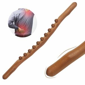 Masszázsrúd inSPORTline Jarosa 250, ívelt, 10 masszázsgolyó, maderoterápia, nyirokmasszázs, cellulitcsökkentés. izomlazítás kép