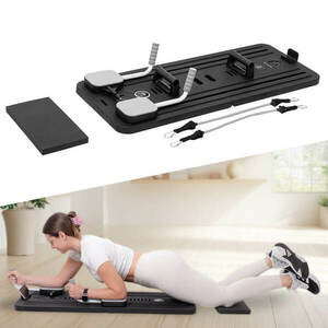 Pilates reformer inSPORTline Trancer Basic, csúszásmentes, összecsukható kialakítás, kivehető kijelző, állvány telefon számára kép