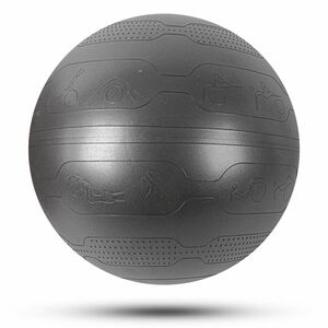 Gimnasztikai labda inSPORTline Stretch Ball 65 cm, masszázs nyúlványok, csúszásmentes, kézi pumpa, tartós PVC anyag kép