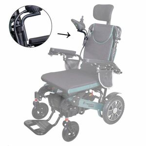 Joystick tartó inSPORTline kerekesszékhez, könnyen felszerelhető bilincsekkel, hátulról történő könnyű kezelés kép