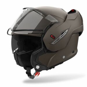 Felnyitható bukósisak AIROH MATHISSE 2 Color P/J bronz matt, állnyitó gomb, Airoh Sliding Net, napellenző, bluetooth-előkészítés, pinlock fólia kép