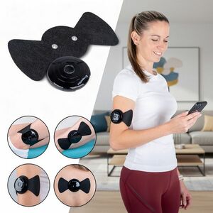 Izom elektrostimulátor inSPORTline Elefit, TENS és EMS program, jól tapadó elektródák, hosszú élettartamú újratölthető akkumulátor kép