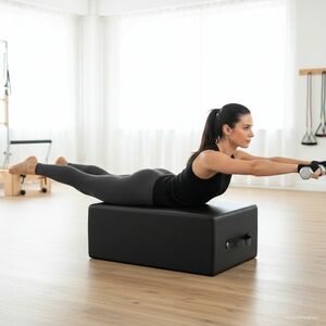 Pilates box inSPORTline 60, 5x41x22, 5 cm, masszív fa konstrukció, két fogantyú, kibővíti az edzés lehetőségeit kép