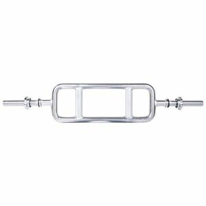 Tricepsz rúd szorítókkal inSPORTline Tridabar 88, 5cm/30mm, krómozott acél, csúszásmentes fogantyú kép