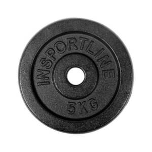Öntöttvas súlyzótárcsa inSPORTline CastCzech 5 kg 30 mm, korrózióállóság, 215 mm átmérő kép