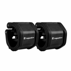 Olimpiai rúdszorító 2db inSPORTline Barcol 50mm, gyors-kioldó csap, gumírozott csúszásmentes felület, matt fekete kép