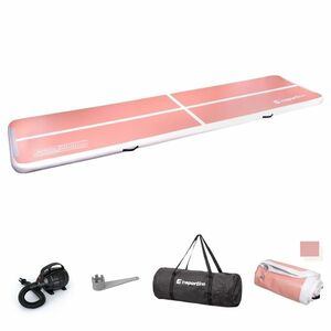 Airtrack elektromos pumpával inSPORTline Airstunt 500x100x10 cm, Drop Stitch technológia, javítókészlet, rugalmas anyag, megerősített varratok kép