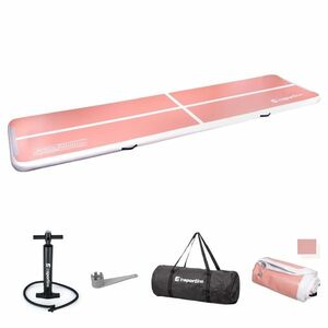 Airtrack kézi pumpával inSPORTline Airstunt 500x100x10 cm, Drop Stitch technológia, javítókészlet, rugalmas anyag, megerősített varratok kép