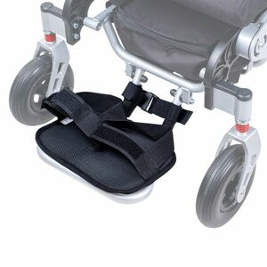 Lábrögzítő heveder kerekesszékhez inSPORTline, tépőzáras rögzítés, csúszásmentes felület, csatos heveder kép