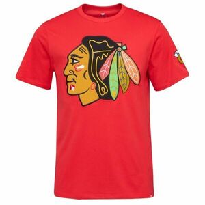 FANATICS CHICAGO BLACKHAWKS HAT TRICK TEE Póló, piros, méret kép
