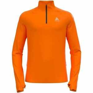 Odlo M MID LAYER 1/2 ZIP AXALP CERAMIWARM Férfi funkcionális középső réteg, narancssárga, méret kép