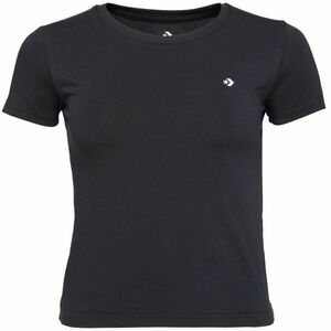Converse SLIM JERSEY Női póló, fekete, méret kép