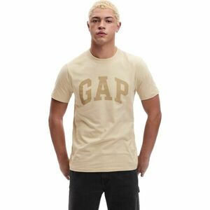 GAP BASIC LOGO Férfi póló, bézs, méret kép