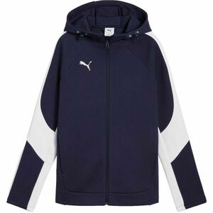 Puma TEAMEVOSTRIPE HOODED JACKET W Női sportdzseki, sötétkék, méret kép